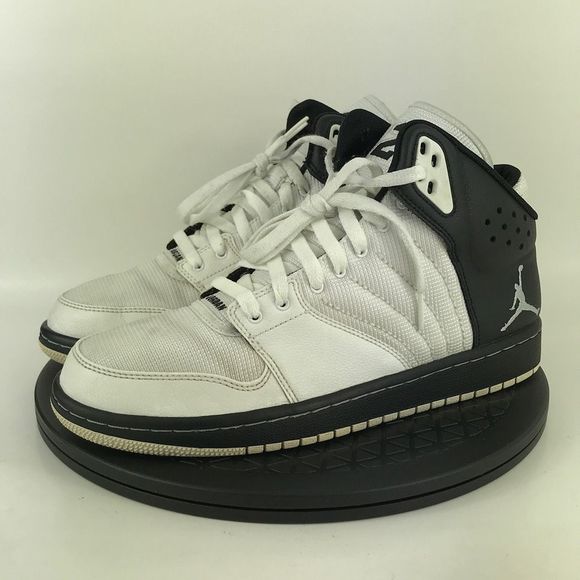 Nike Air Jordan 1 Flight 4 Black/White Athletic Shoes 820135-004 Men’s Size 9 - Picture 1 of 12
